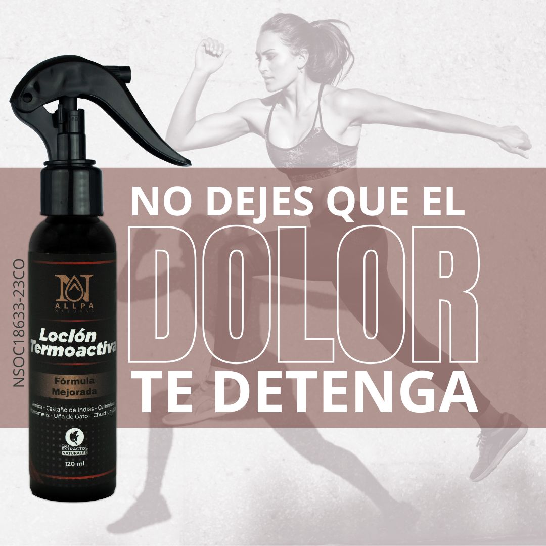 Loción Termo-activa con extractos Naturales 🌱