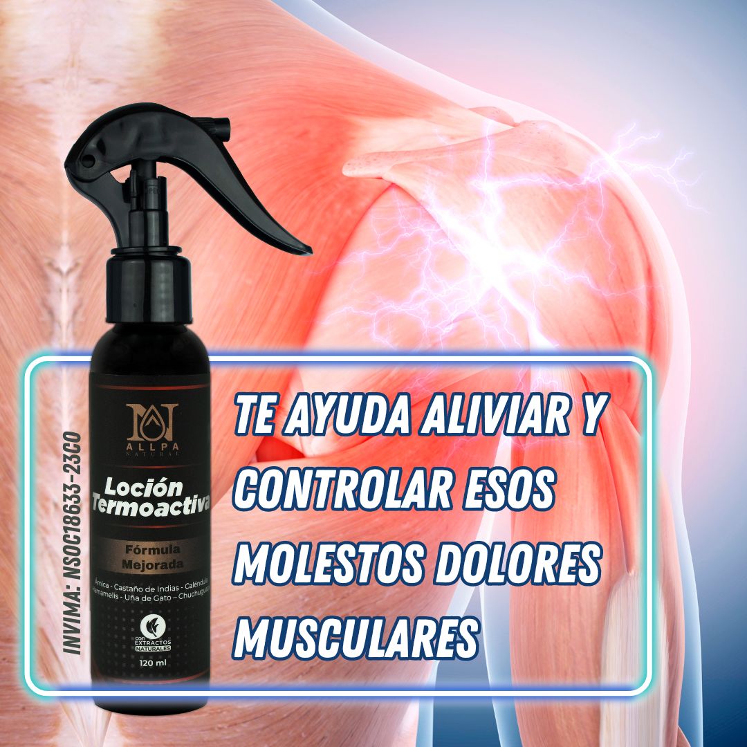 Loción Termo-activa con extractos Naturales 🌱