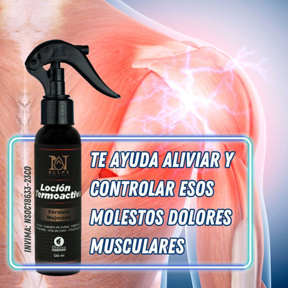 Loción Termo-activa con extractos Naturales 🌱