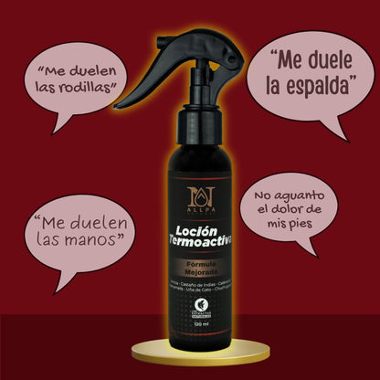 Loción Termo-activa con extractos Naturales 🌱