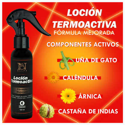 Loción Termo-activa con extractos Naturales 🌱