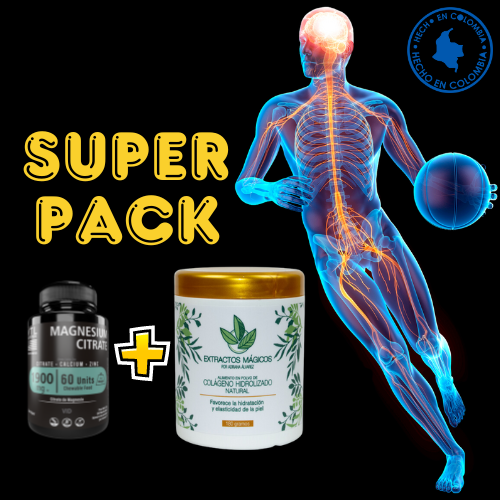 Súper Pack de Citrato de Magnesio 100% Natural