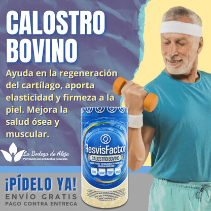 Calostro bovino una defensa natural contra el envejecimiento